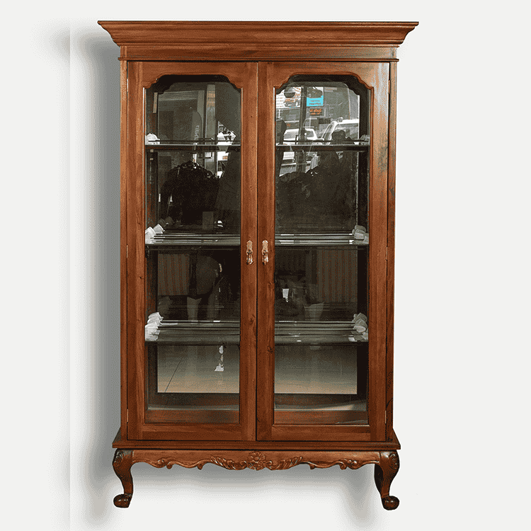 2 door display cabinet 